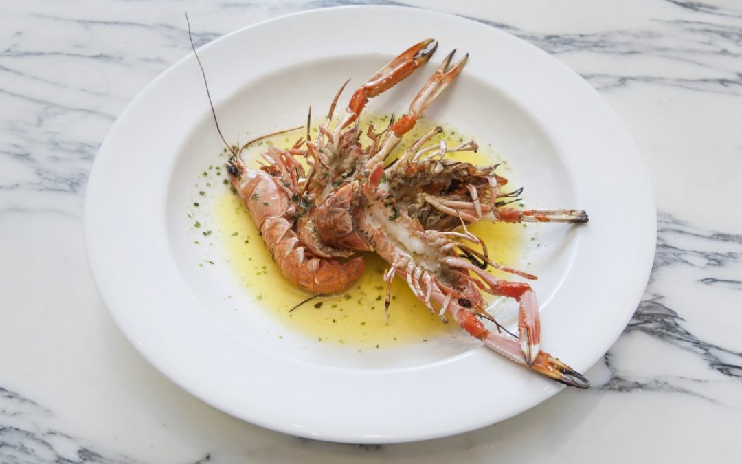 Monthly Recipe/Skye Gyngell’s Grilled Langoustine with Seaweed butter